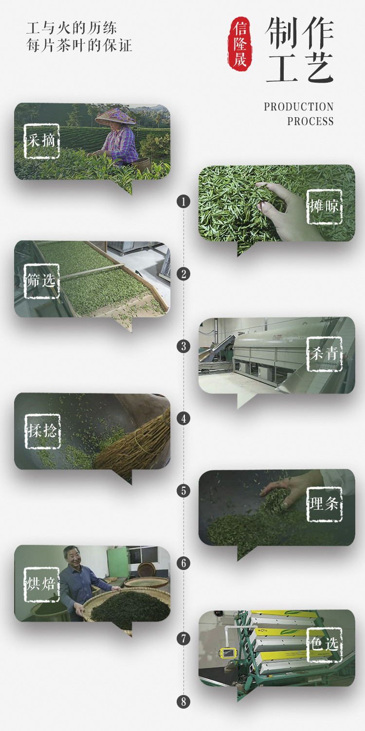 信隆晟 【领2元优惠券】信阳毛尖茶叶高山云雾绿茶500g简装