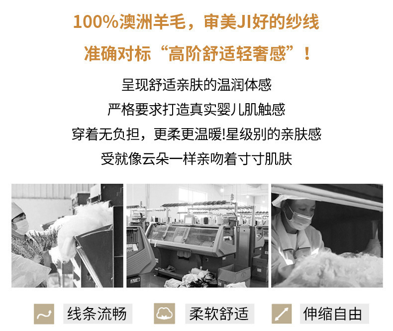 法米姿 新款羊毛小脚裤裤女休闲宽松外穿直筒铅笔裤休闲羊毛针织长裤