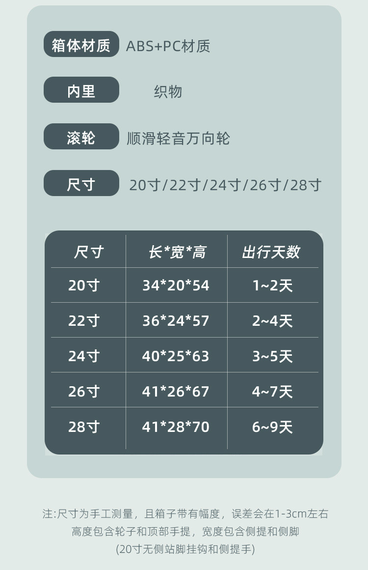 新益美 多功能日系行李箱女拉杆箱男结实耐用学生万向轮密码旅行箱