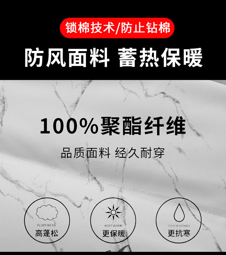 法米姿 马甲男款秋冬季新款羽绒棉连帽可拆卸外穿内搭坎肩加厚保暖背心