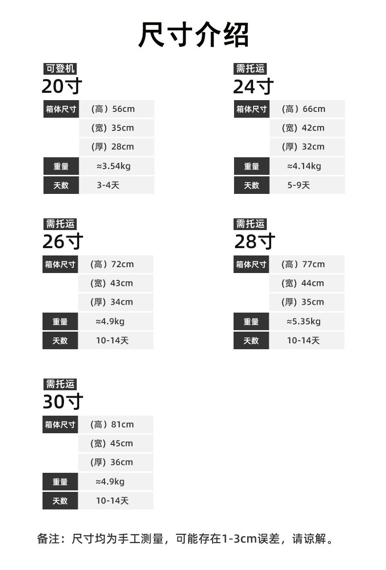 新益美 超大容量铝框行李箱女26寸抗摔拉杆箱密码箱包28寸旅行箱