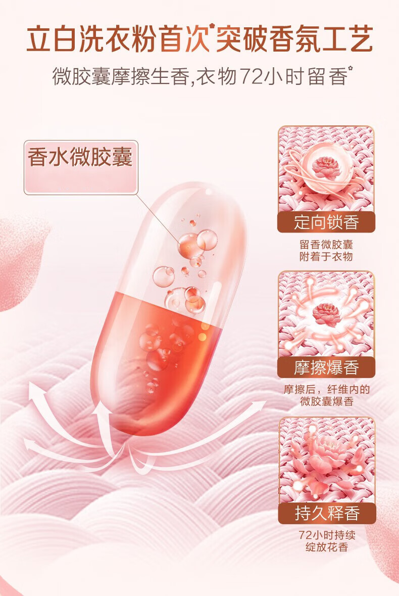 立白Liby 大师香氛无磷型洗衣粉1650g 洁净护色