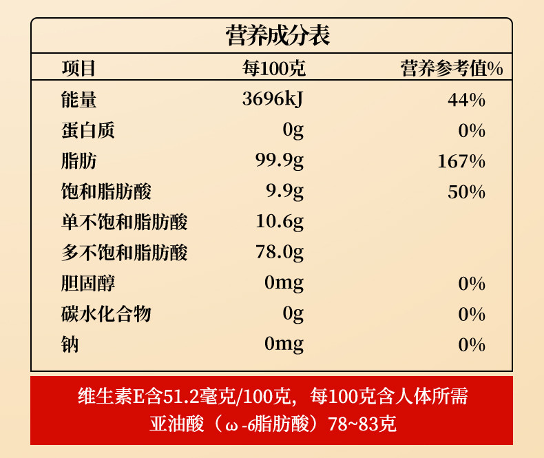 绿洲果实 新疆塔城绿洲果实有机红花籽油1.5L全国包邮