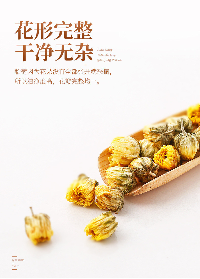 杞里香 胎菊40g桐乡胎菊王头茬采摘花茶花草茶叶罐装 胎菊40克