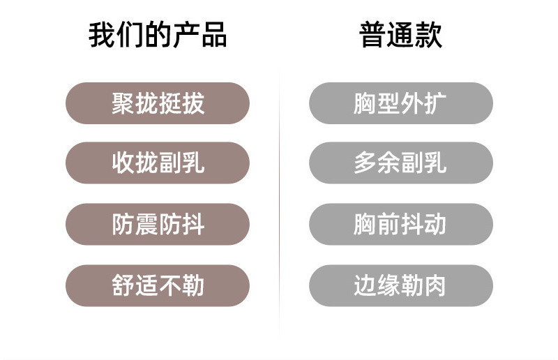 刺狐 拼色高强度防震聚拢显胸收副乳可拆卸胸垫运动户外瑜伽小背心