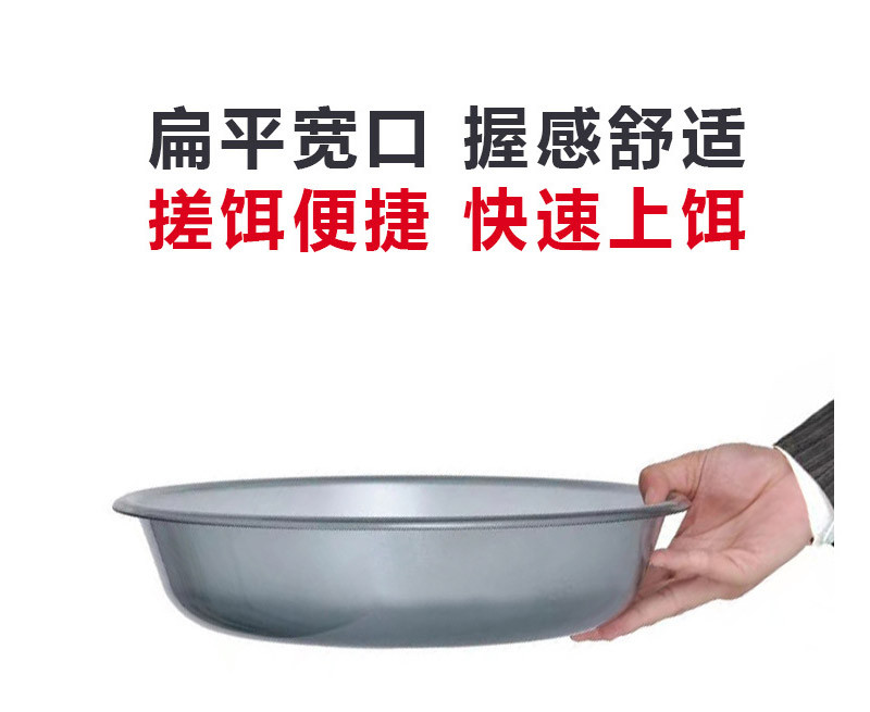 刺狐 透明磨砂钓鱼饵料盆不沾饵三件套开饵盆饵料散炮盆抗摔盆渔具配件