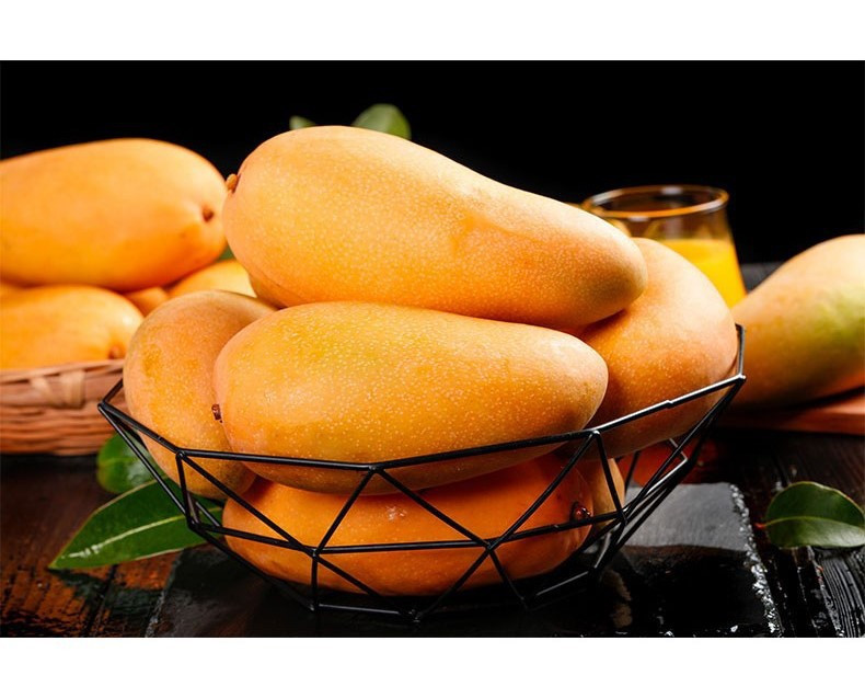 鲜小盼 【3斤】海南金煌芒果当季现摘超甜新鲜热带水果