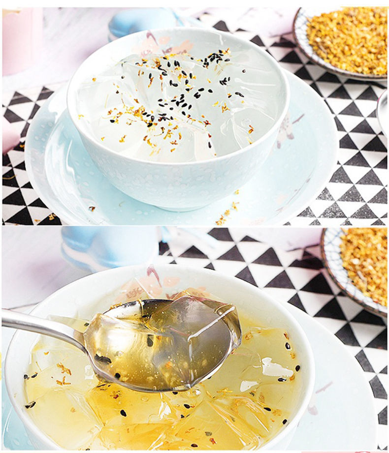 畅风坡 白凉粉100g*3送量杯量勺家用儿童食用凉粉专用自制白凉粉
