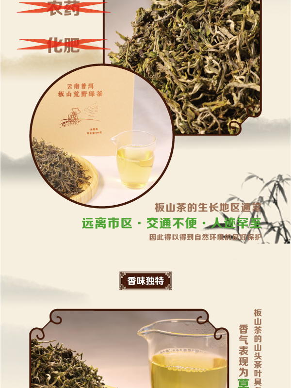 农家自产 板山青普洱茶品味源头茶厂