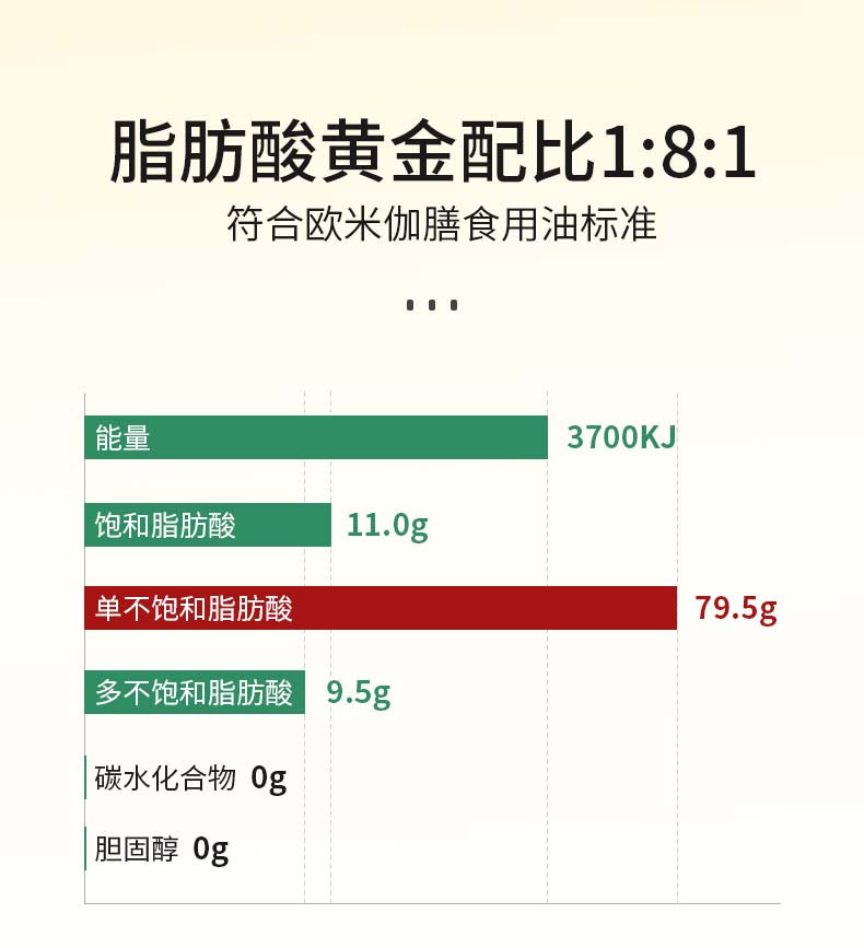 得尔乐 山茶油有机头道初榨油茶籽油325ml 物理压榨食用油