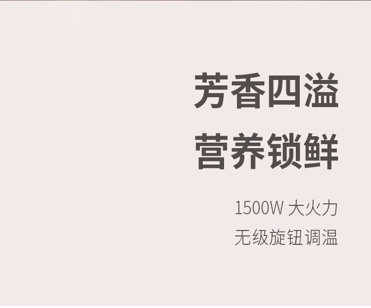 利仁LIVEN 电火锅 家用电炒锅电煮锅4.5升多用途锅 LPHG-2 台