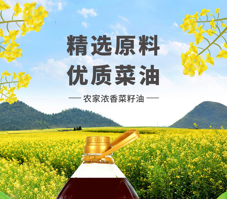 陈克明 农家浓香菜籽油5L