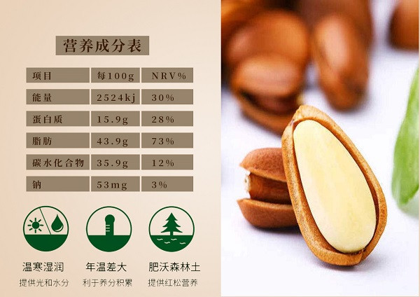 讷殷部 【邮乐官方直播间 】开口松子 500g/袋