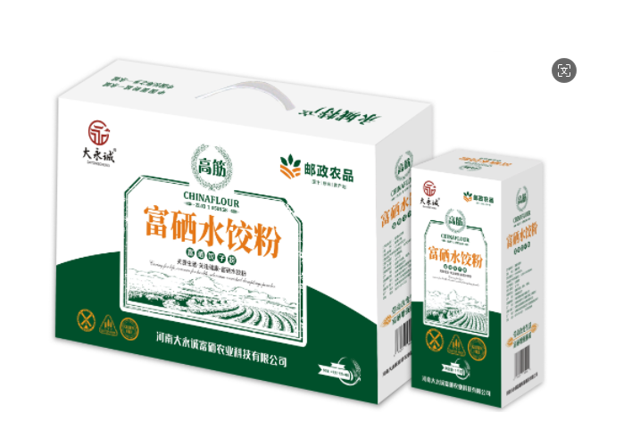 宇花 【商邮农品】永城富硒高筋水饺粉4KG