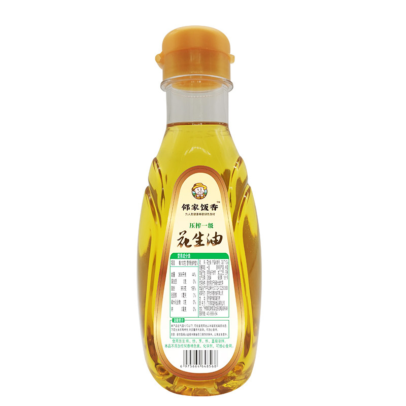 邻家饭香 压榨一级花生油 300ml LJFX27 兰考花生压榨