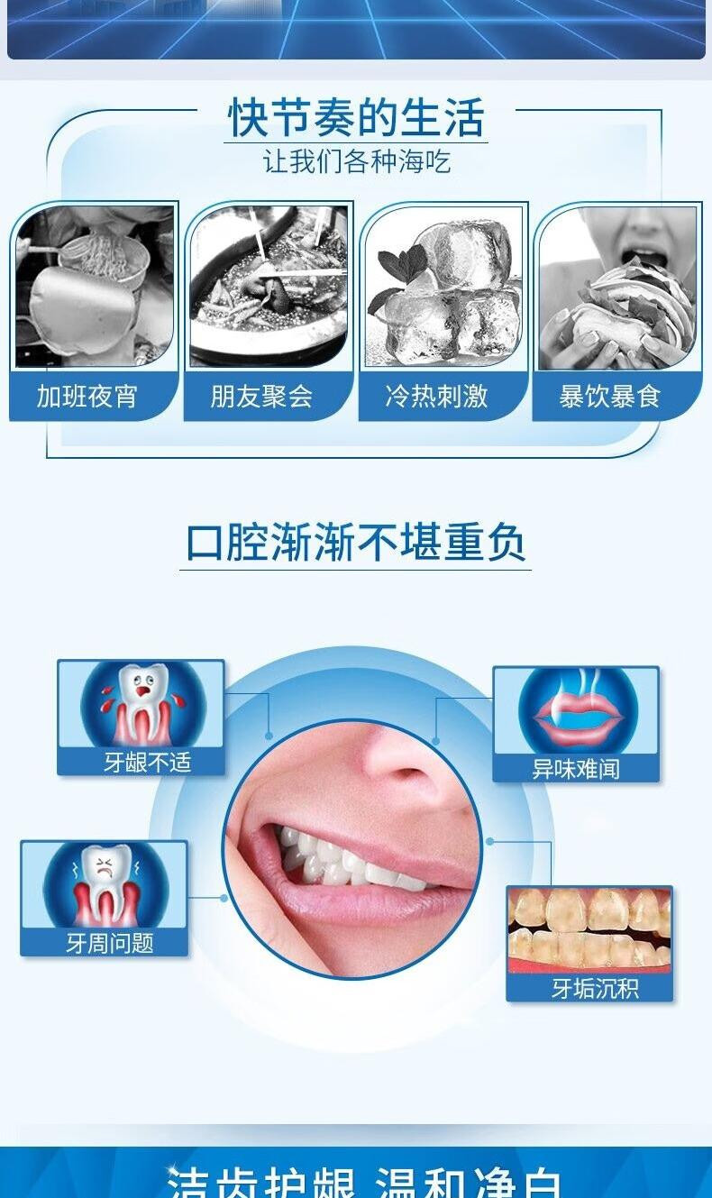 云南白药 牙膏经典冬青香型亮白去渍减轻牙齿问题165g亮白去渍