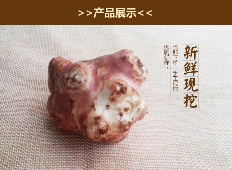 沃丰沃 新鲜现挖红皮洋姜【3斤】鬼子姜不辣农家腌制酱菜泡菜咸菜