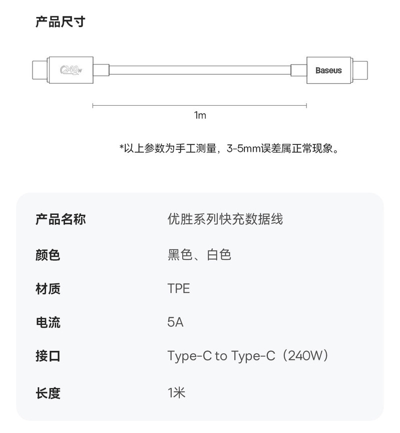 倍思 倍思 GaN5 Pro 氮化镓快充充电器2C+U 140W