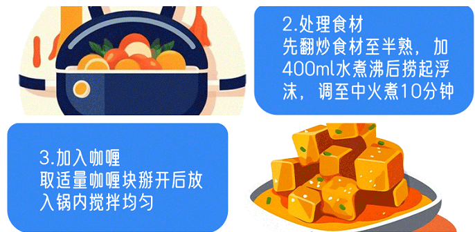 吉匠 泰式风味【微辣咖喱块100g】微辣牛肉咖喱饭家用调味酱料