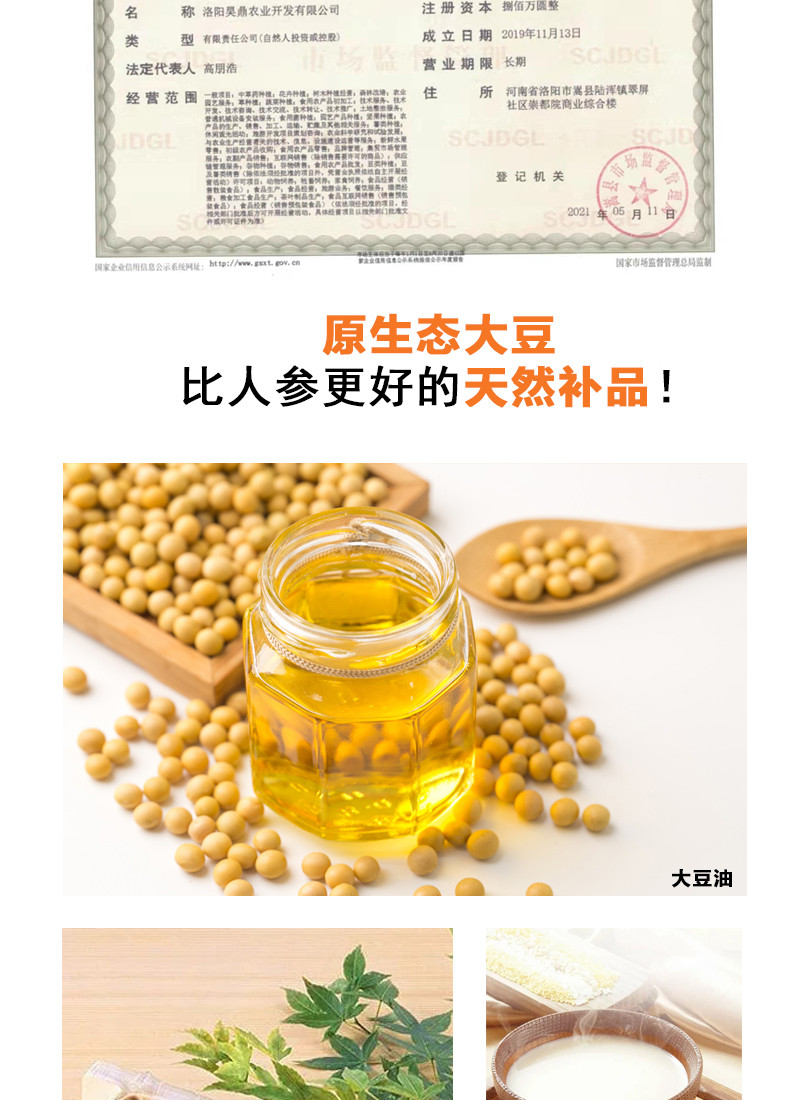 昊鼎农业  嵩州黄豆