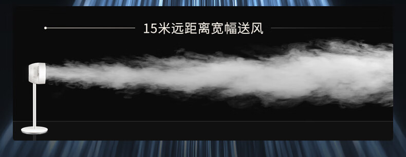 amadana 空气循环扇非静音电风扇负离子落地扇涡轮对流大风量换气扇