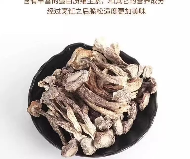 聚雨农 特级鹿茸菌泡发率高100g袋装 泡发率高干净无沙