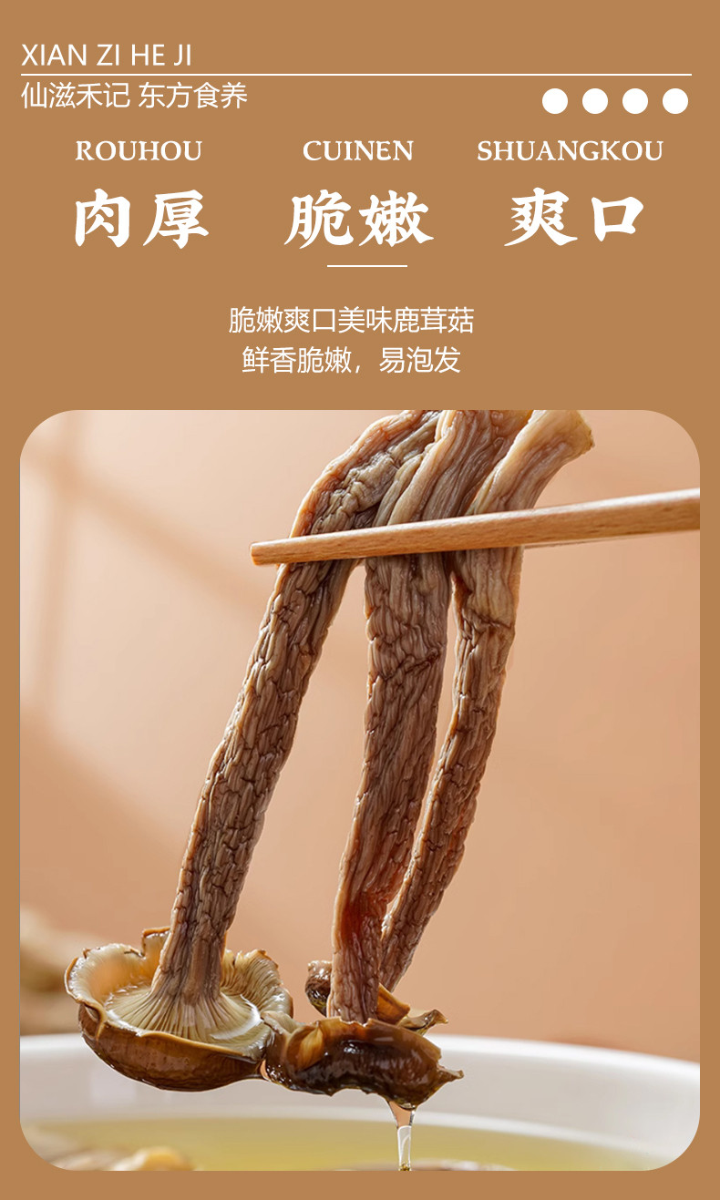 仙滋禾记  鹿茸菇 100g/袋