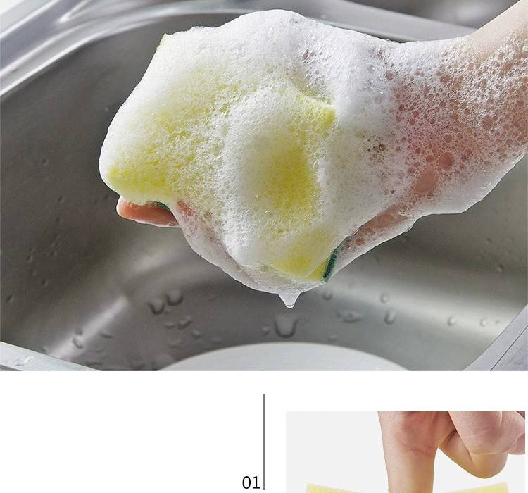 【15个券后9.9】洗碗海绵擦魔力纳米清洁擦洗碗百洁布双面厨房清洁海绵刷