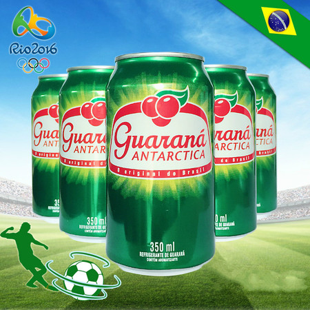 guarana瓜拉纳味碳酸饮料350ml*6瓶巴西国饮神水世界杯指定饮料