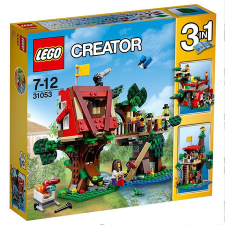 乐高创意百变系列31053树屋探险lego creator积木玩具