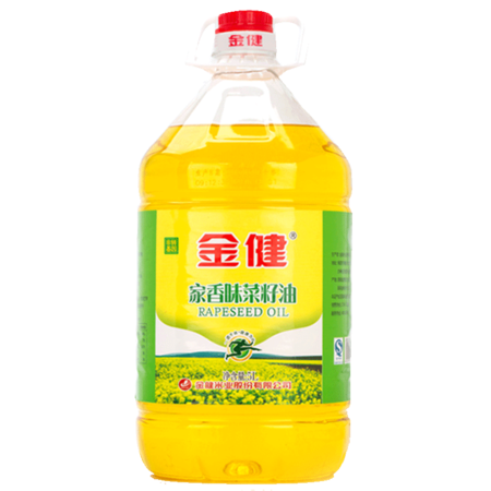 金健家香味菜籽油5l 非转基因食用油 浸出三级植物油优质菜油