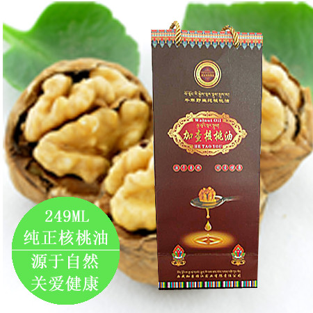 加查特产 山南加查核桃油 249ml