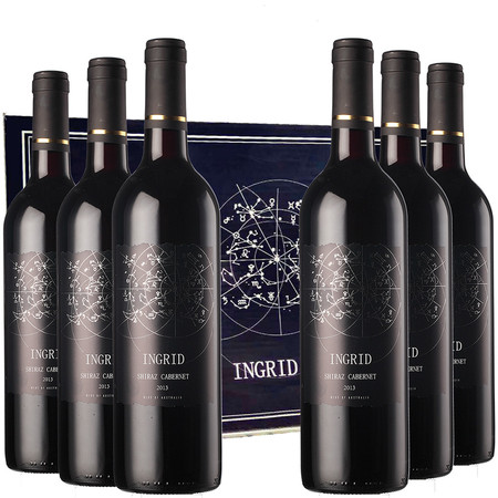 景皓汇 【十二星座图酒标】ingrid shiraz cabernet 澳洲星座西拉