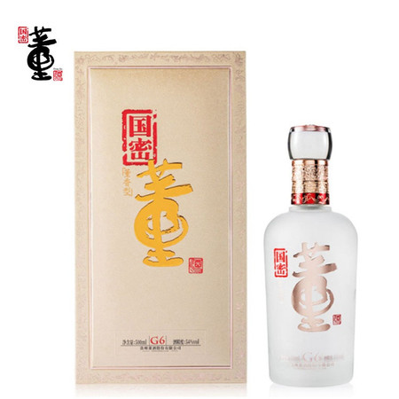 董酒(国密g6)董香型白酒 54度500ml单瓶装