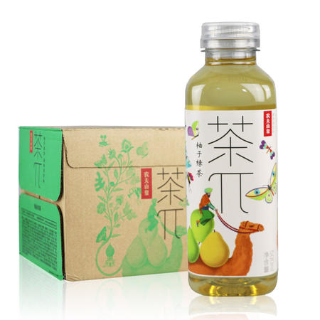 【仅限信阳销售】农夫山泉茶π柚子绿茶饮料500ml*15【价格 图片 正品