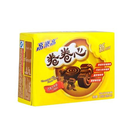 高乐高卷卷心巧克力味120g600g整箱早餐面包蛋糕零食小吃休闲食品