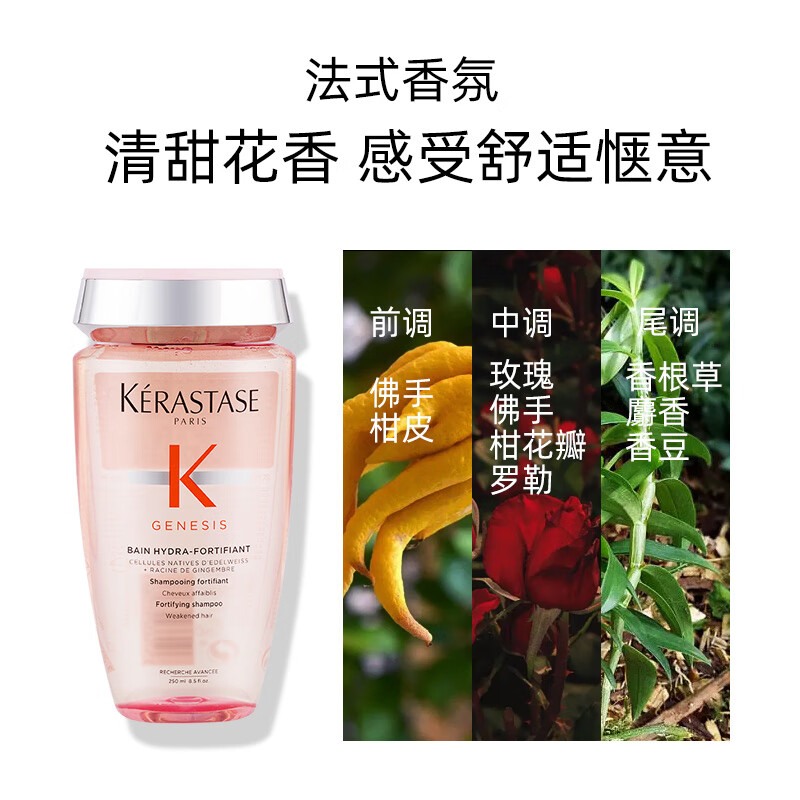 卡诗/KERASTASE 赋源芯丝沁透洗发水250ml（元气姜）