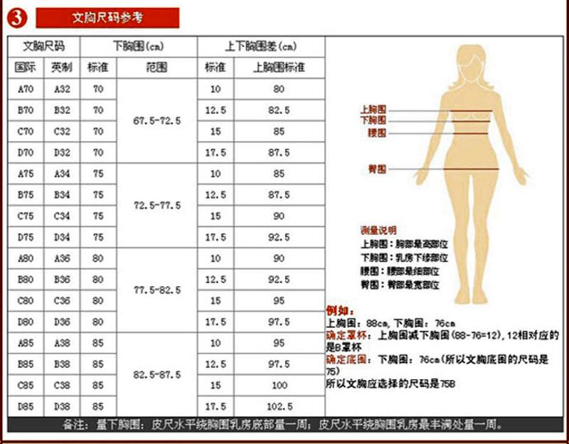 仙子宜岱内衣尺码_仙子宜岱内衣(3)