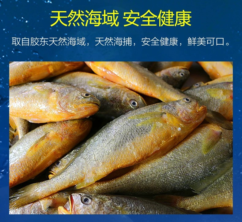 百仙岛 生冻大黄花鱼3斤（3条）
