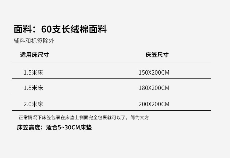 yanest 新款长绒棉夹棉床笠单件夹棉加厚席梦思纯棉床垫保护套定制防滑固定床罩全棉全包防尘罩套