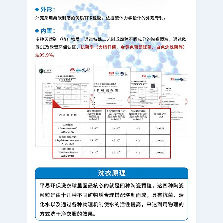 绿洁康   【汕头澄海振兴馆】环保洗衣球 2粒洗衣球/盒 +预洗液300ML