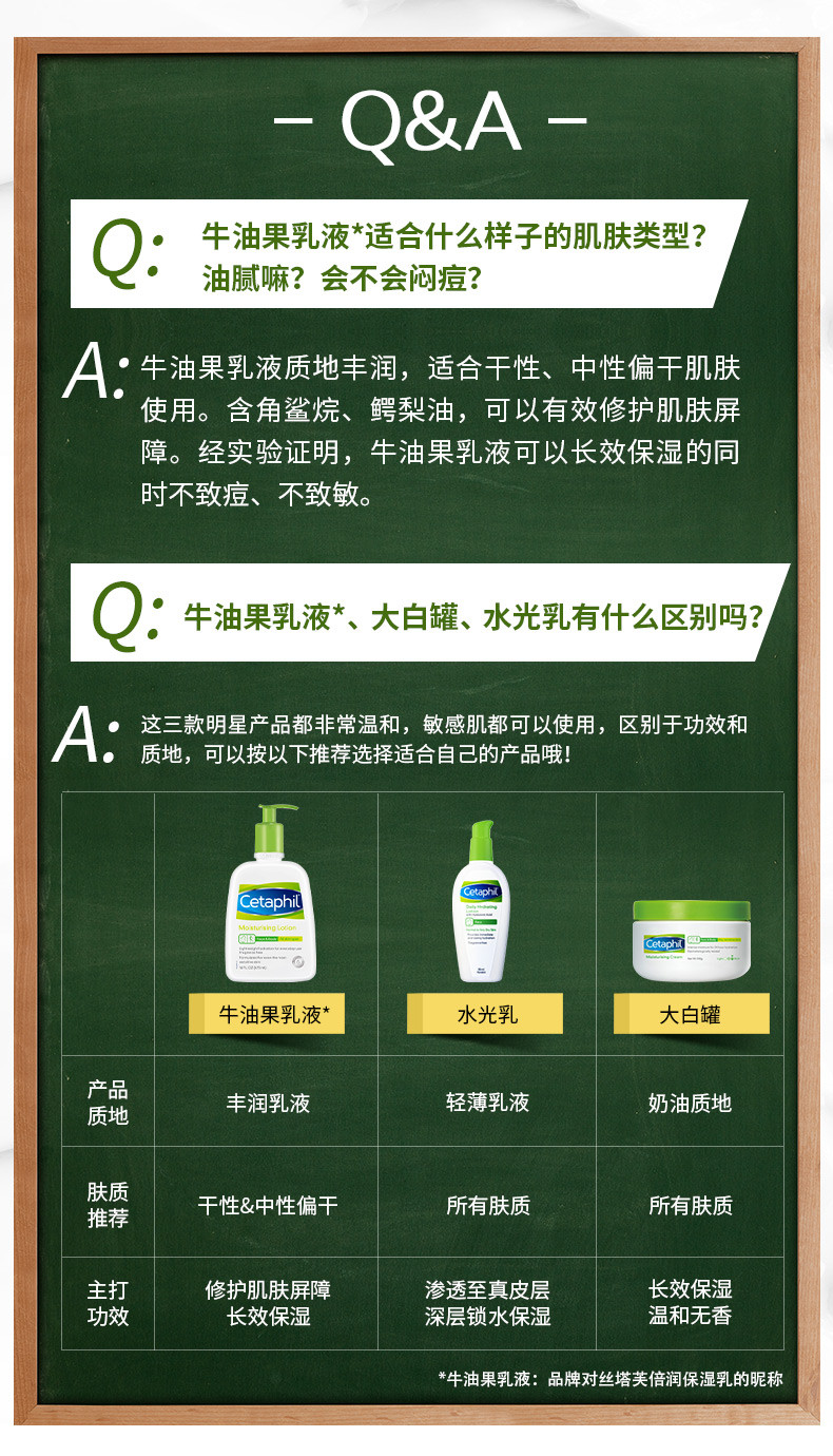 丝塔芙 Cetaphil 倍润保湿乳面霜润肤乳身体乳 473ml