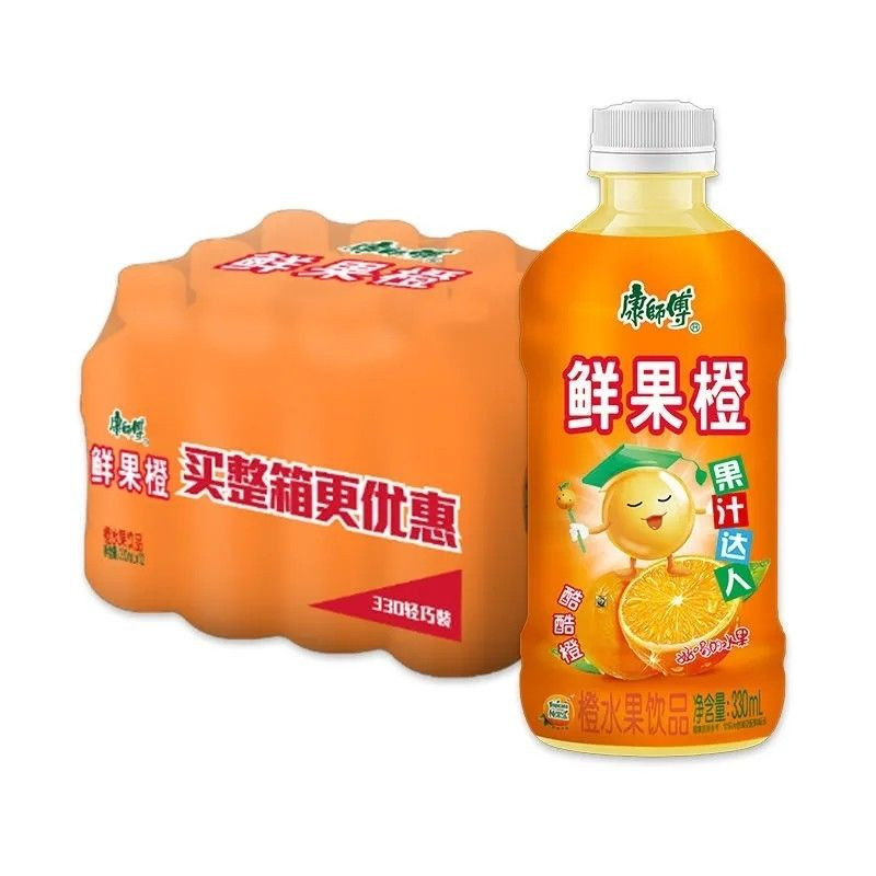 康师傅 饮料330ml*6瓶多种口味随机混合