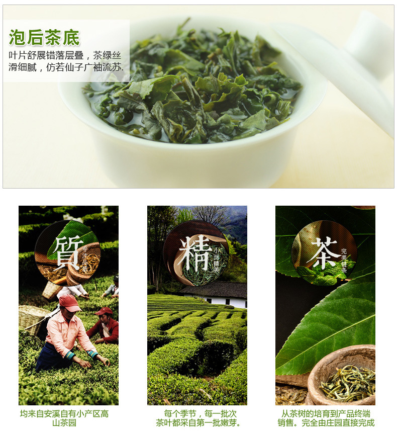 清香型铁观音茶叶 安溪铁观音秋茶乌龙茶120g纸盒装