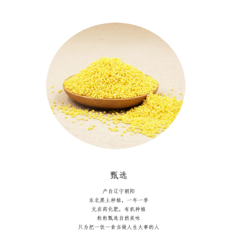 艾谷/LIKECOOK 有机小米1KG-2019扶贫