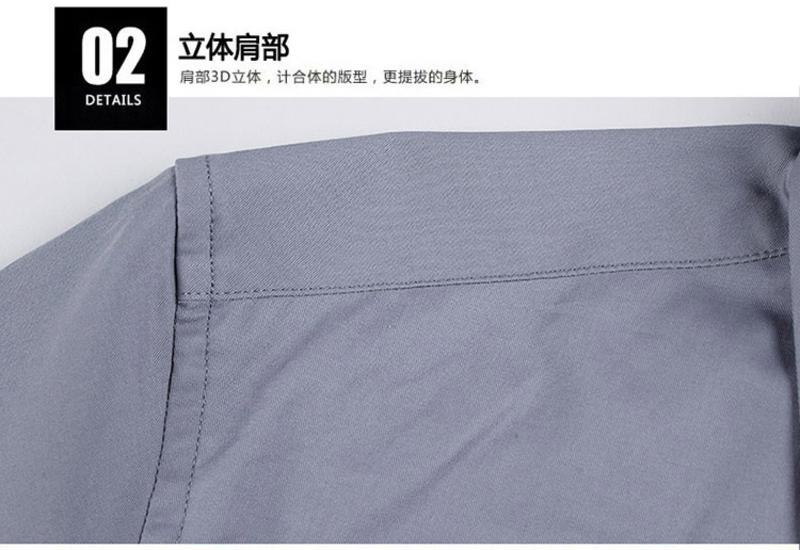 壹恺/y.kay男士韩版修身短袖衬衫 商务休闲纯棉短袖衬衫2303