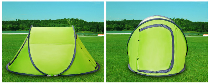 创悦 三人伞式自动速开野营帐篷 CY-5808沙滩自驾游户外帐篷