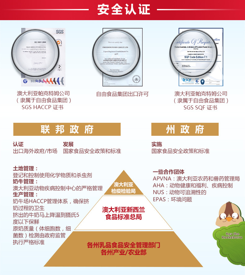 澳牧进口儿童牛奶200mlx15盒装孩子爱喝澳大利亚原装进口新鲜正品