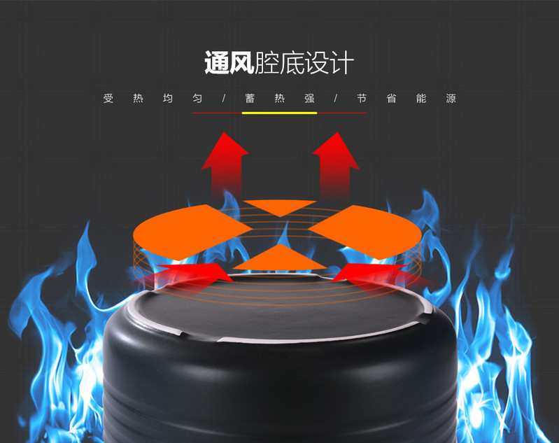 宝优妮厨房耐热砂锅创意煲汤锅耐高温养生煲大容量手工石锅耐热煲