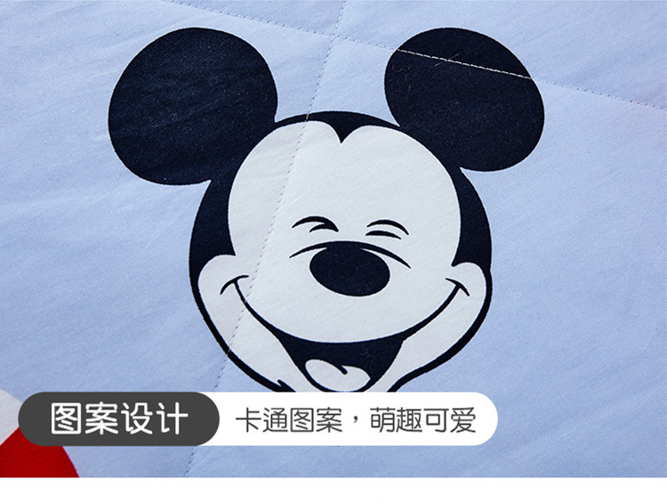 迪士尼/DISNEY 儿童被子婴儿全棉夏被春秋被宝宝空调被可水洗幼儿园盖被200*230cm